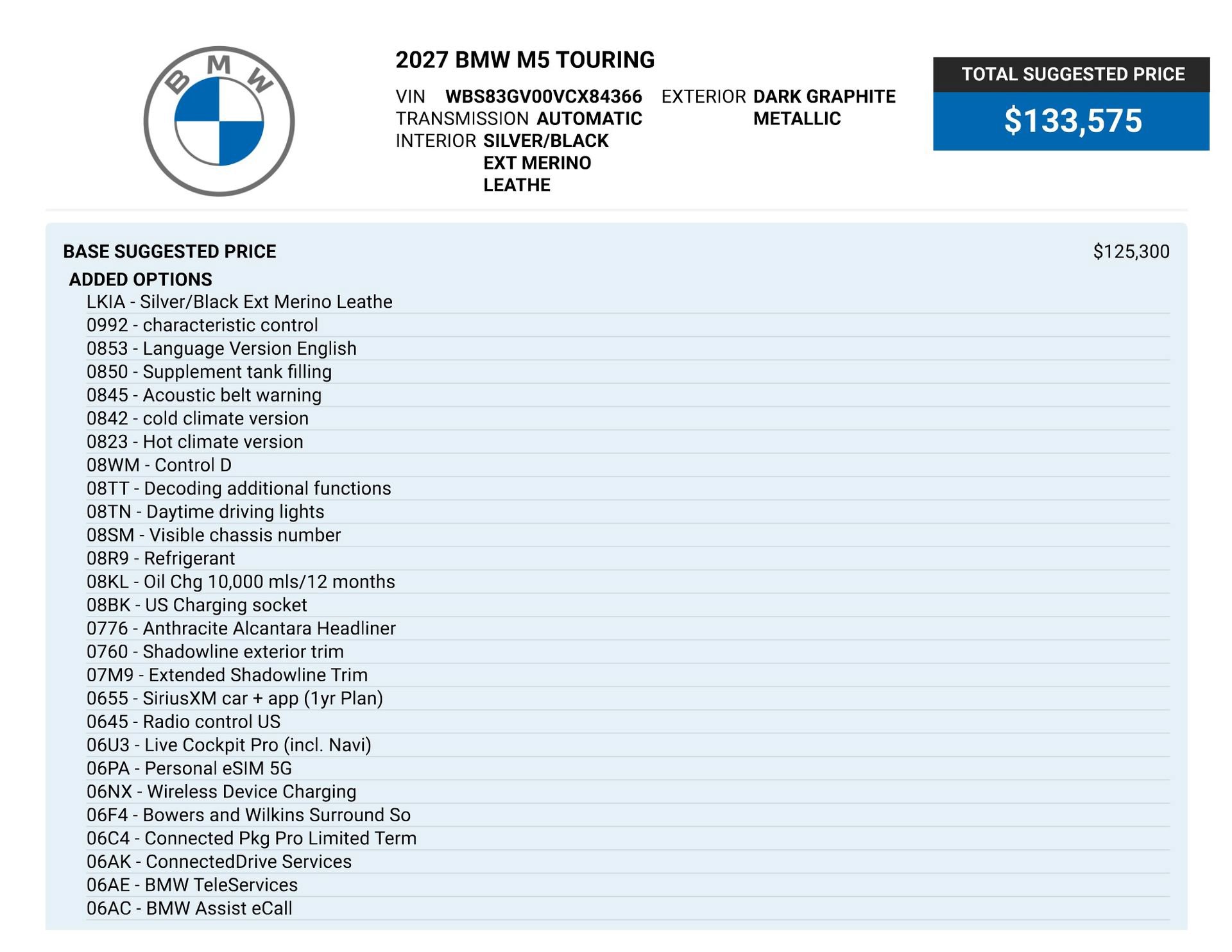 Used 2027 BMW M5 Touring AWD/4WD image 85