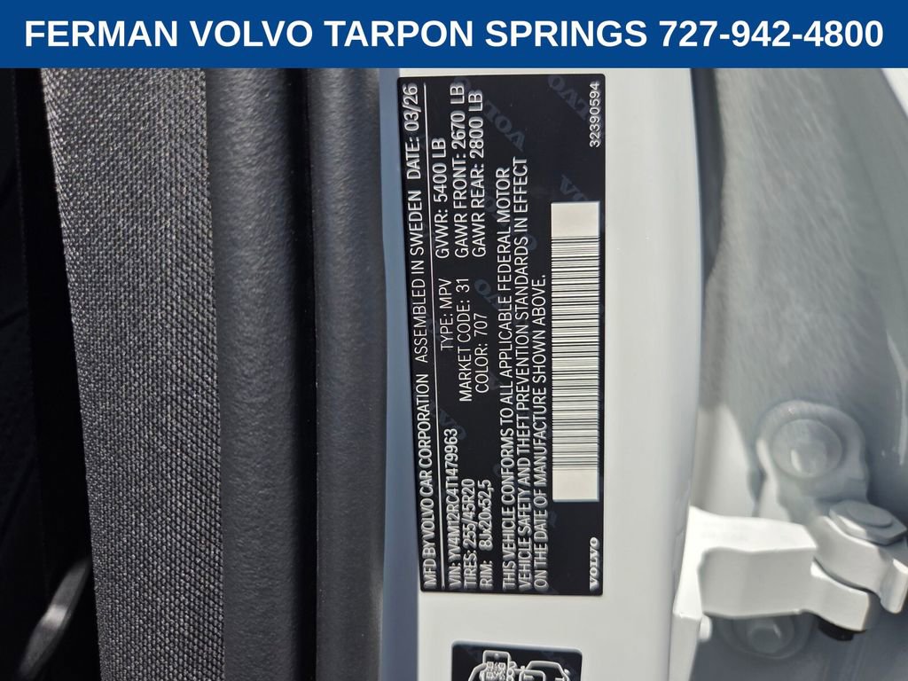 New 2026 Volvo XC60 B5 Plus w/ Protection Package Premier AWD/4WD image 22