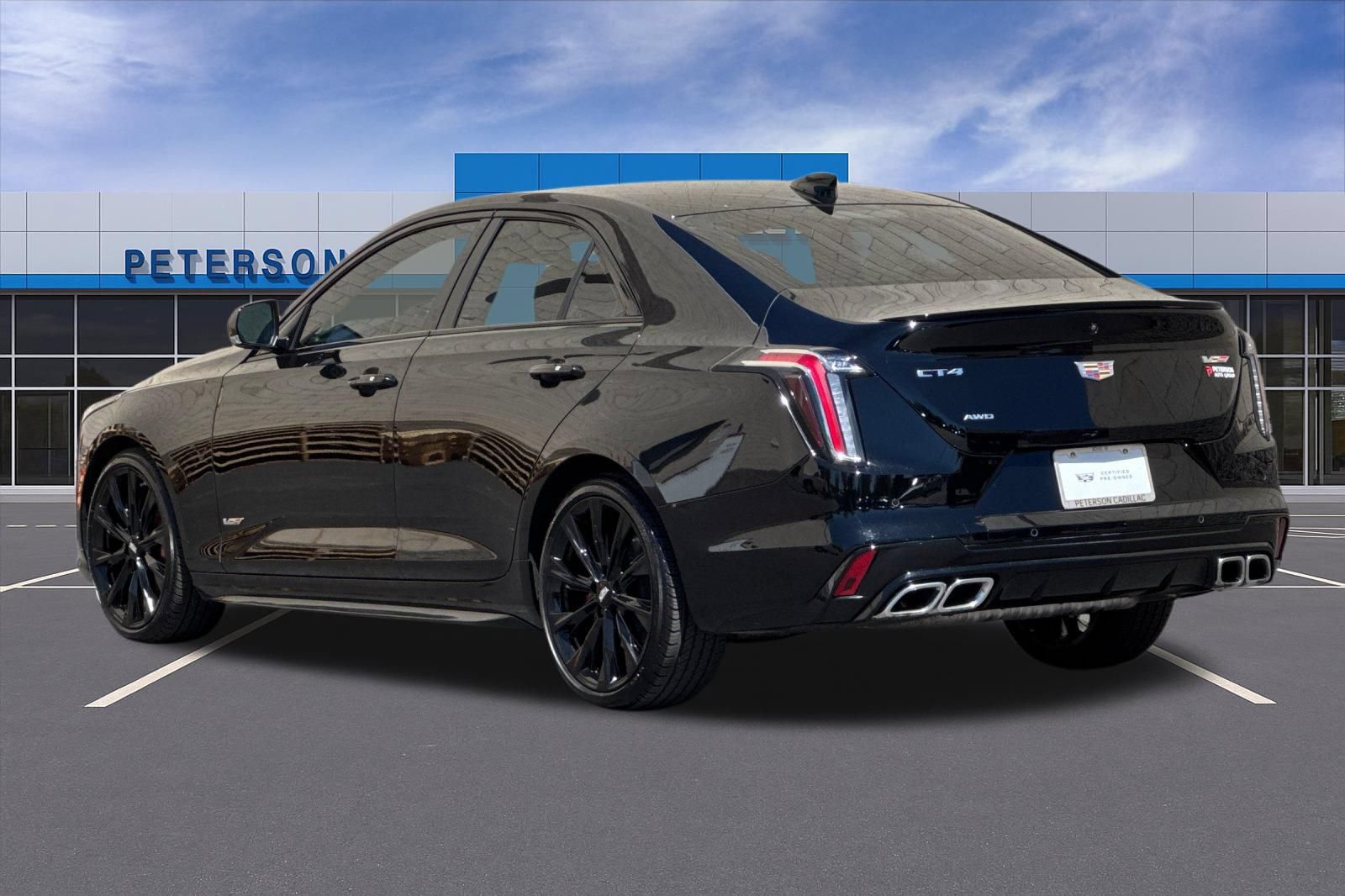 Used 2024 Cadillac CT4 V w/ LPO, ONYX Package AWD/4WD image 6