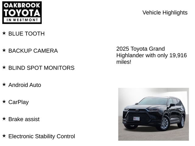 Certified 2025 Toyota Grand Highlander AWD image 7