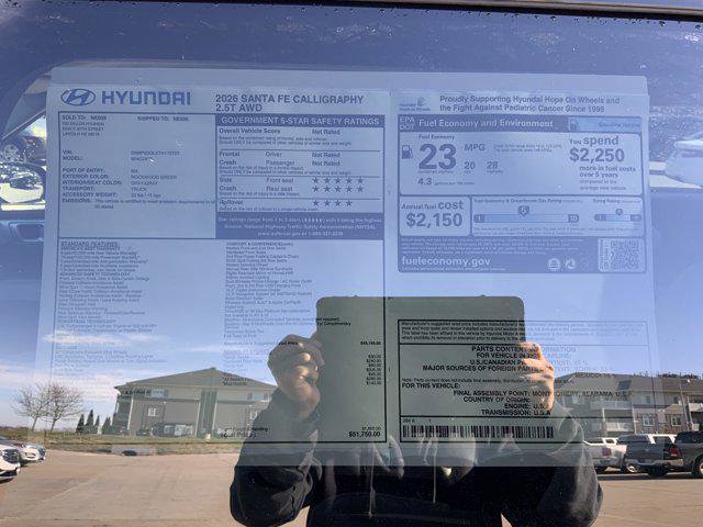 New 2026 Hyundai Santa Fe Calligraphy image 13