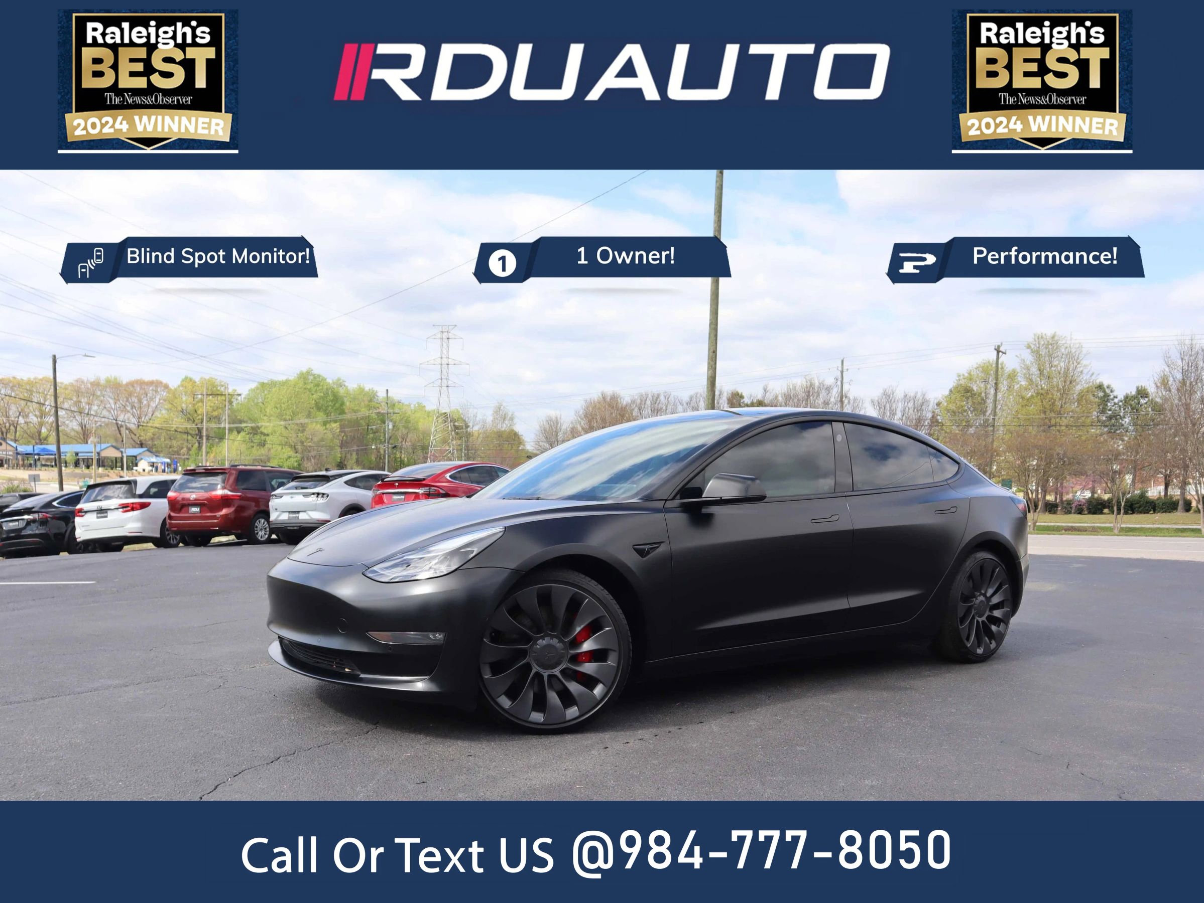 Used 2022 Tesla Model 3 Performance image 1