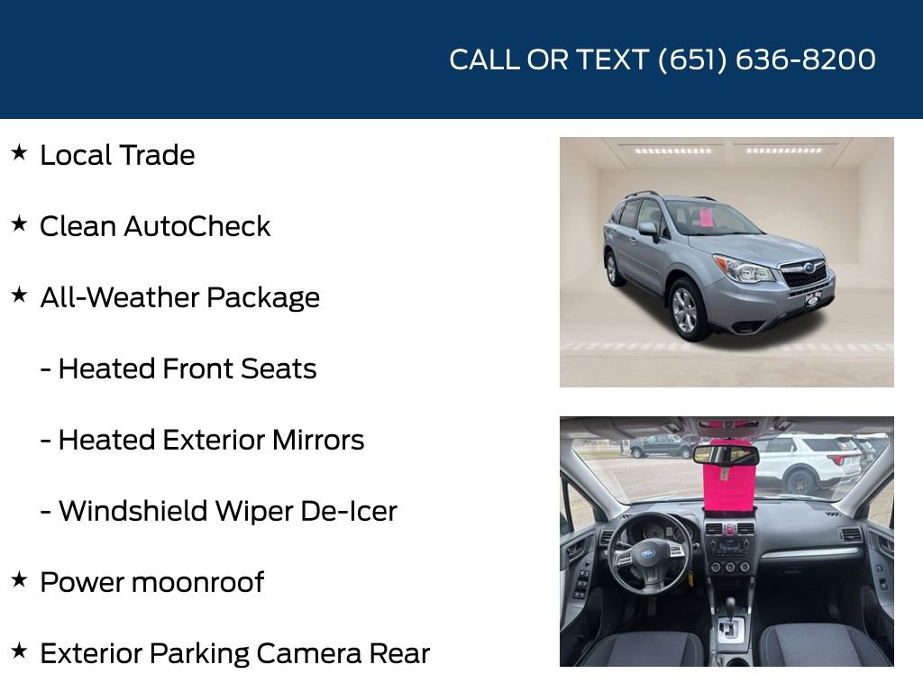 Used 2014 Subaru Forester 2.5i Premium w/ All-Weather Package image 5