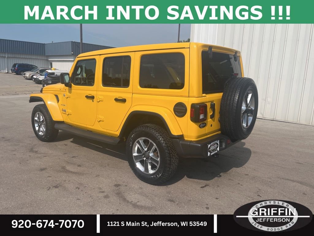 Used 2019 Jeep Wrangler Unlimited Sahara image 3