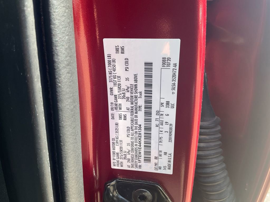 Used 2019 Ford F150 Lariat w/ Equipment Group 502A Luxury AWD/4WD image 18