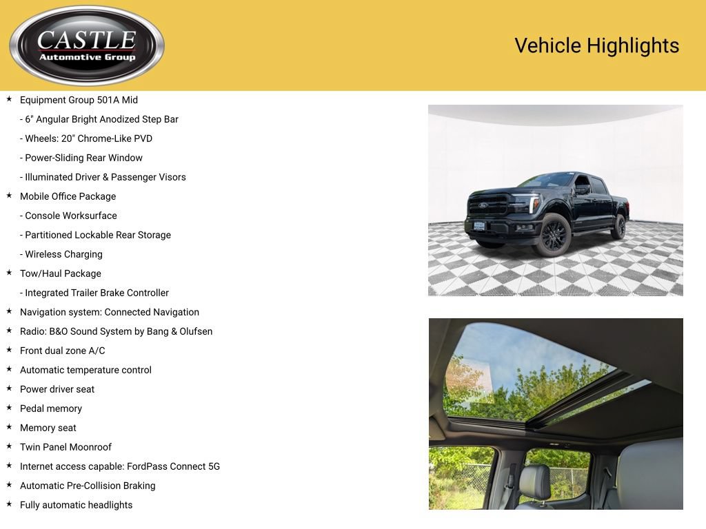 Used 2025 Ford F150 Lariat w/ Equipment Group 501A Mid AWD/4WD image 4