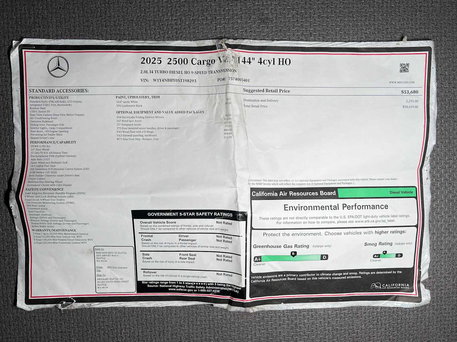 Used 2025 Mercedes-Benz Sprinter 2500 image 31