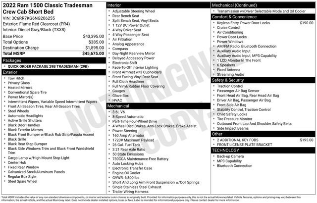 Used 2022 RAM 1500 Tradesman AWD/4WD image 38
