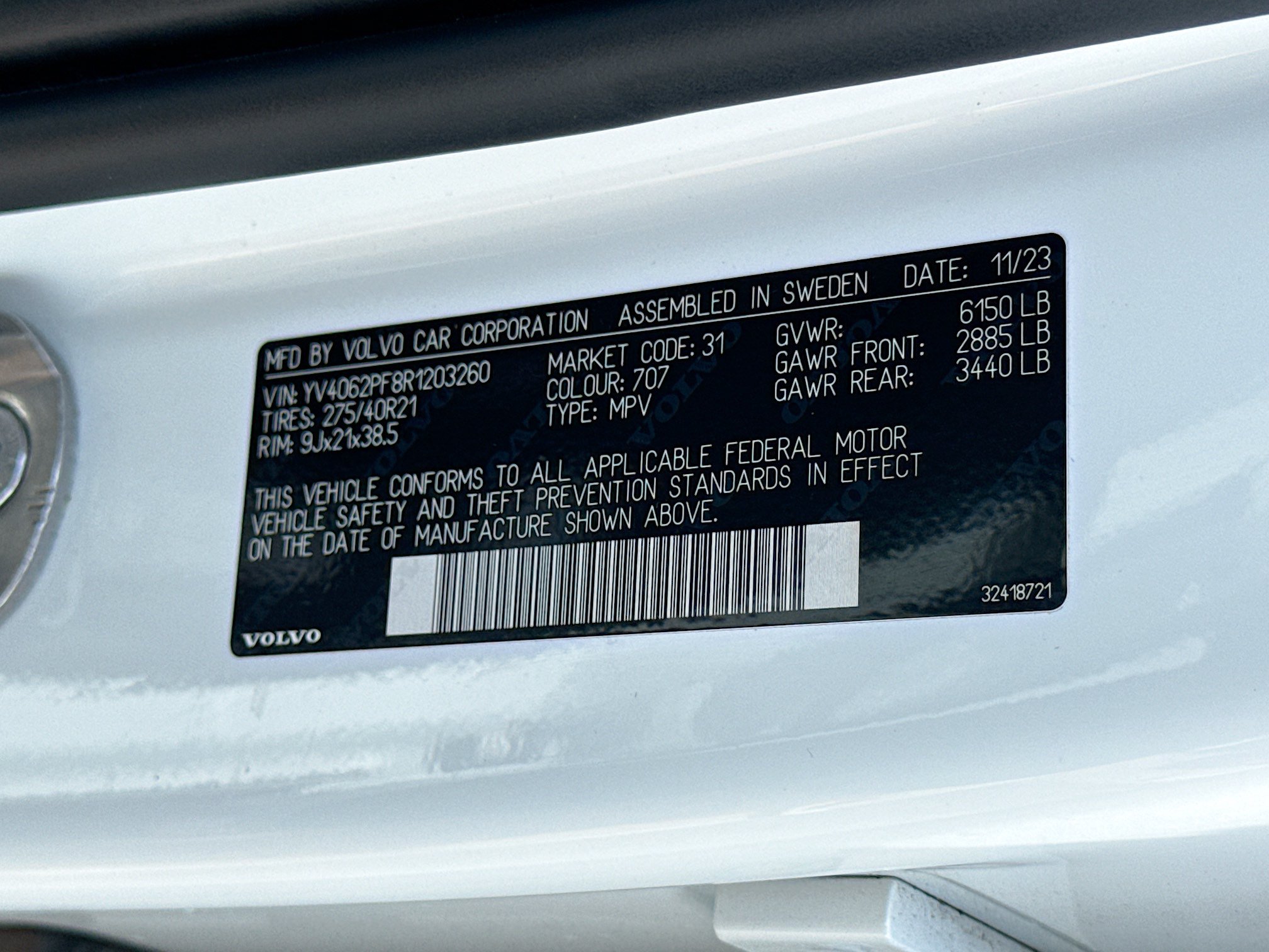 Used 2024 Volvo XC90 B6 Ultimate w/ Protection Package AWD/4WD image 48