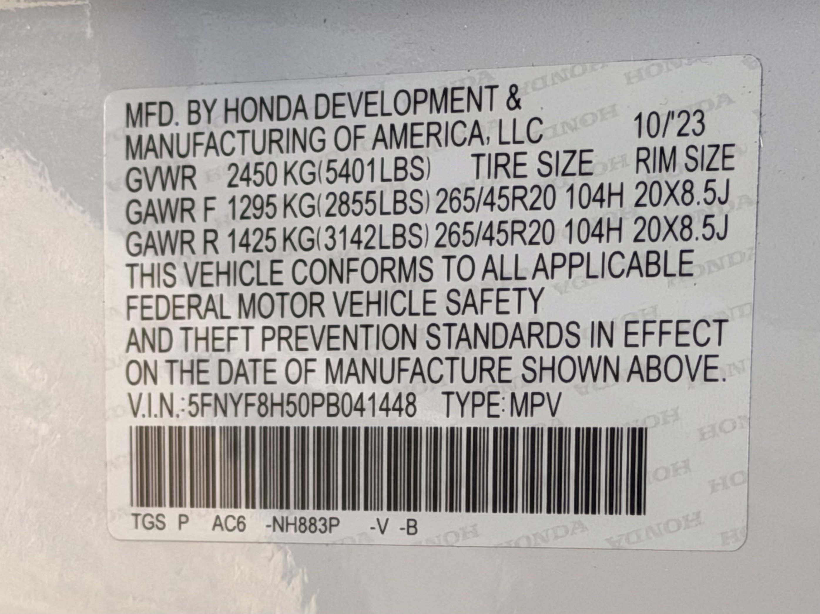 Certified 2023 Honda Passport EX-L image 28