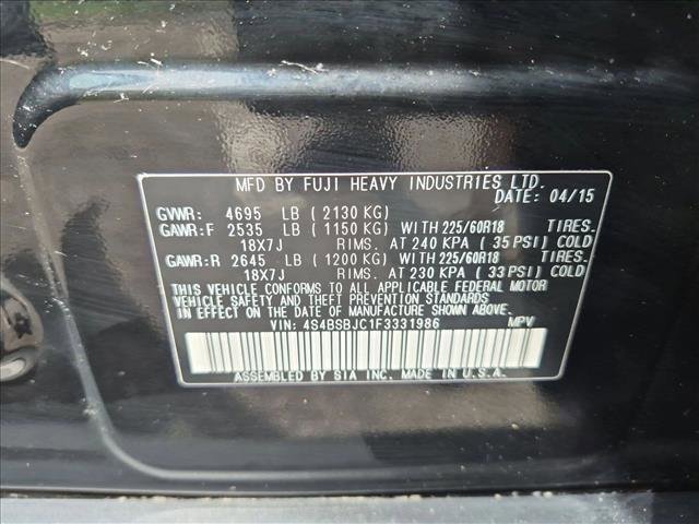 Used 2015 Subaru Outback 2.5i Limited w/ Popular Package #4 AWD/4WD image 23