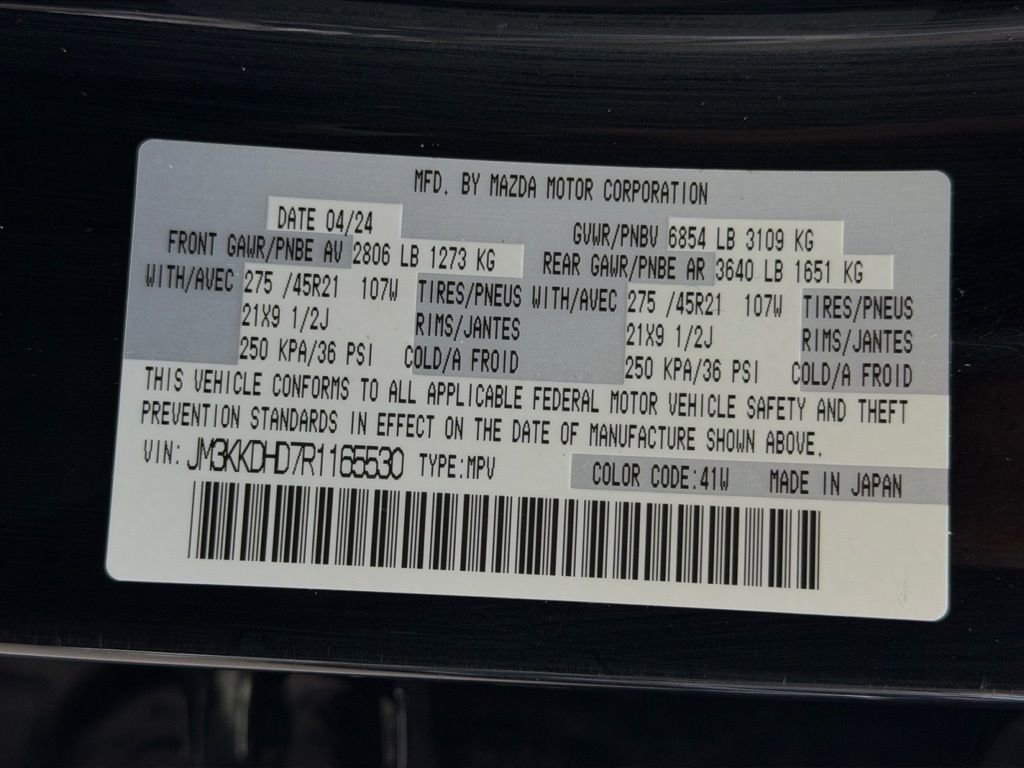 Used 2024 MAZDA CX-90 3.3 Turbo w/ Premium Package image 24