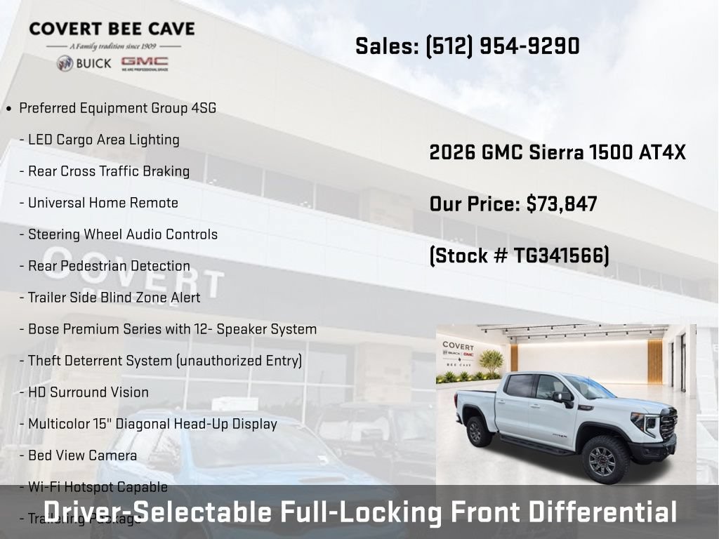 New 2026 GMC Sierra 1500 AT4X AWD/4WD image 30