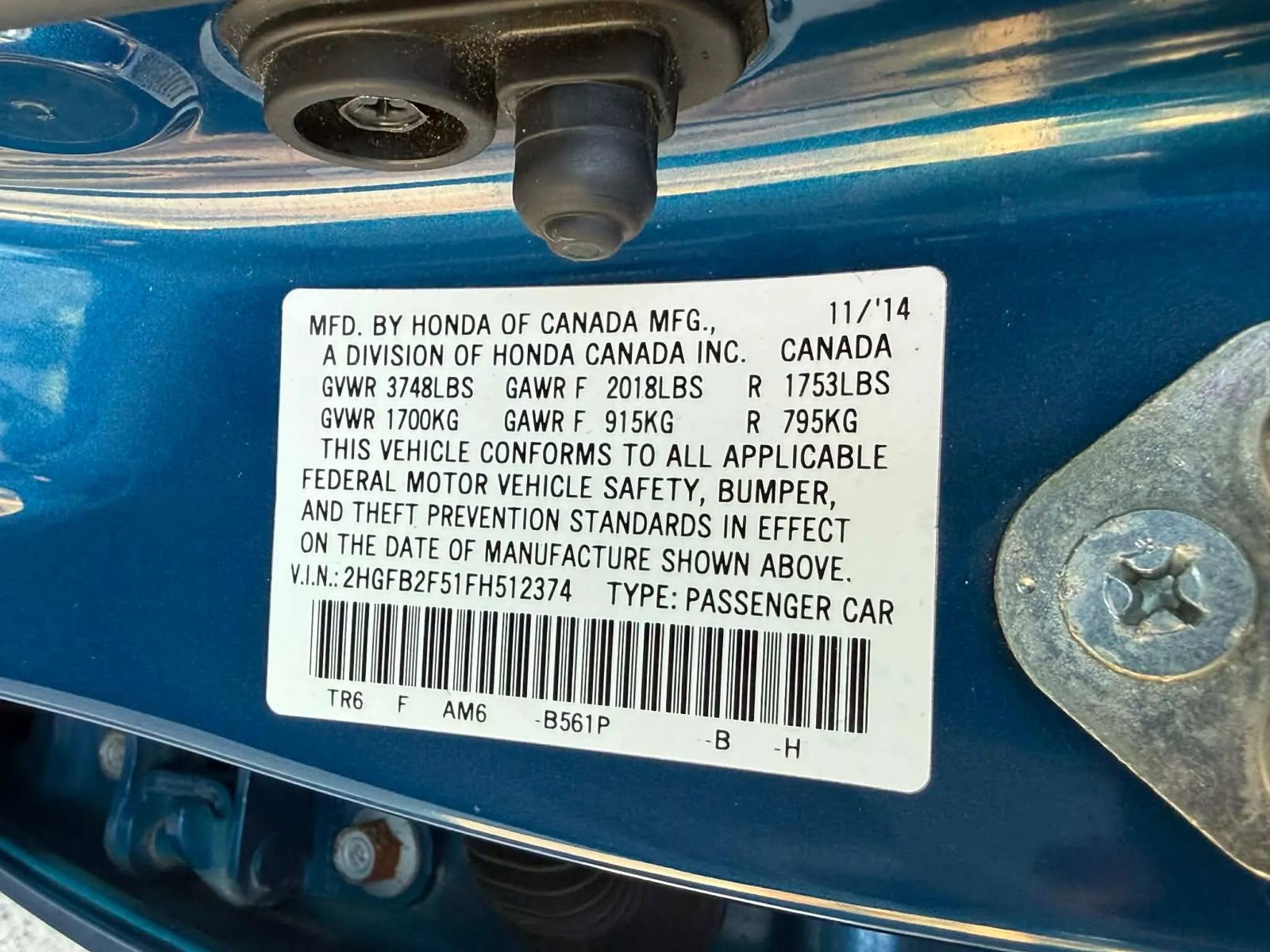 Used 2015 Honda Civic LX image 21