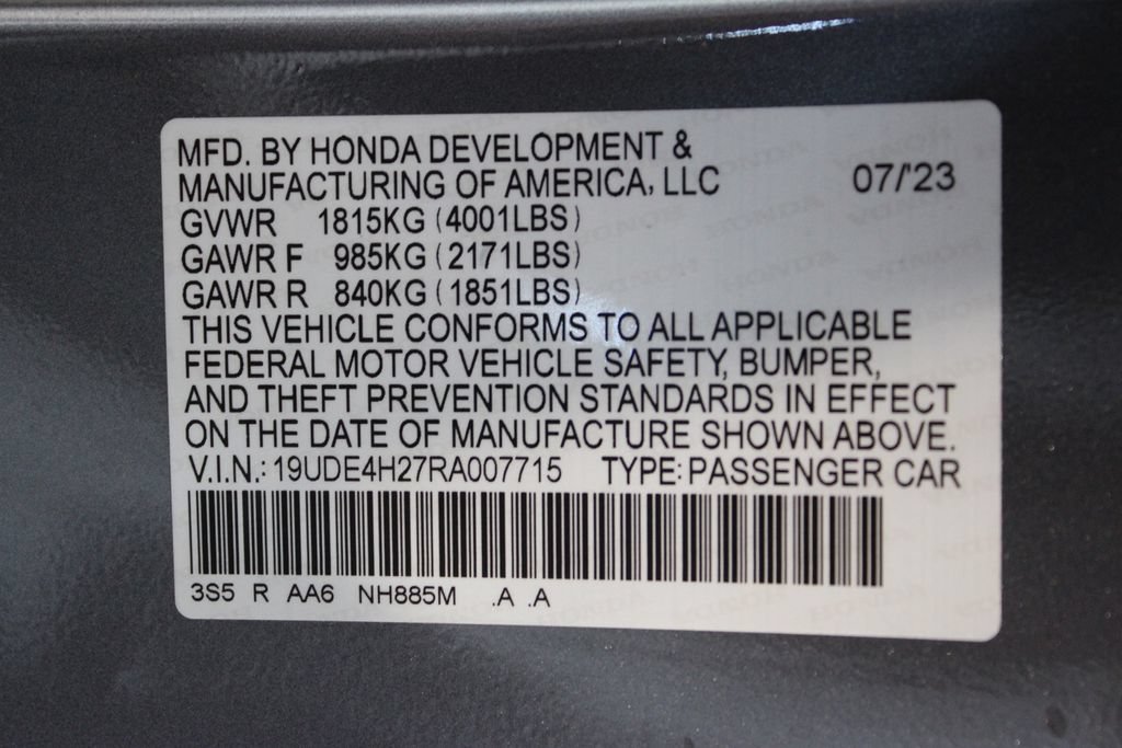 Certified 2024 Acura Integra FWD image 31