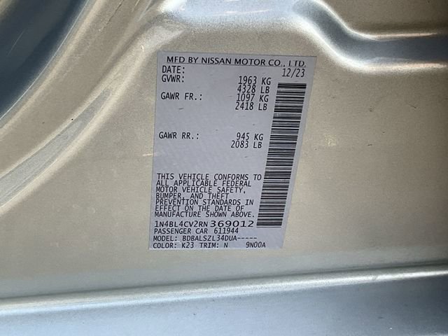 Certified 2024 Nissan Altima 2.5 SR image 38