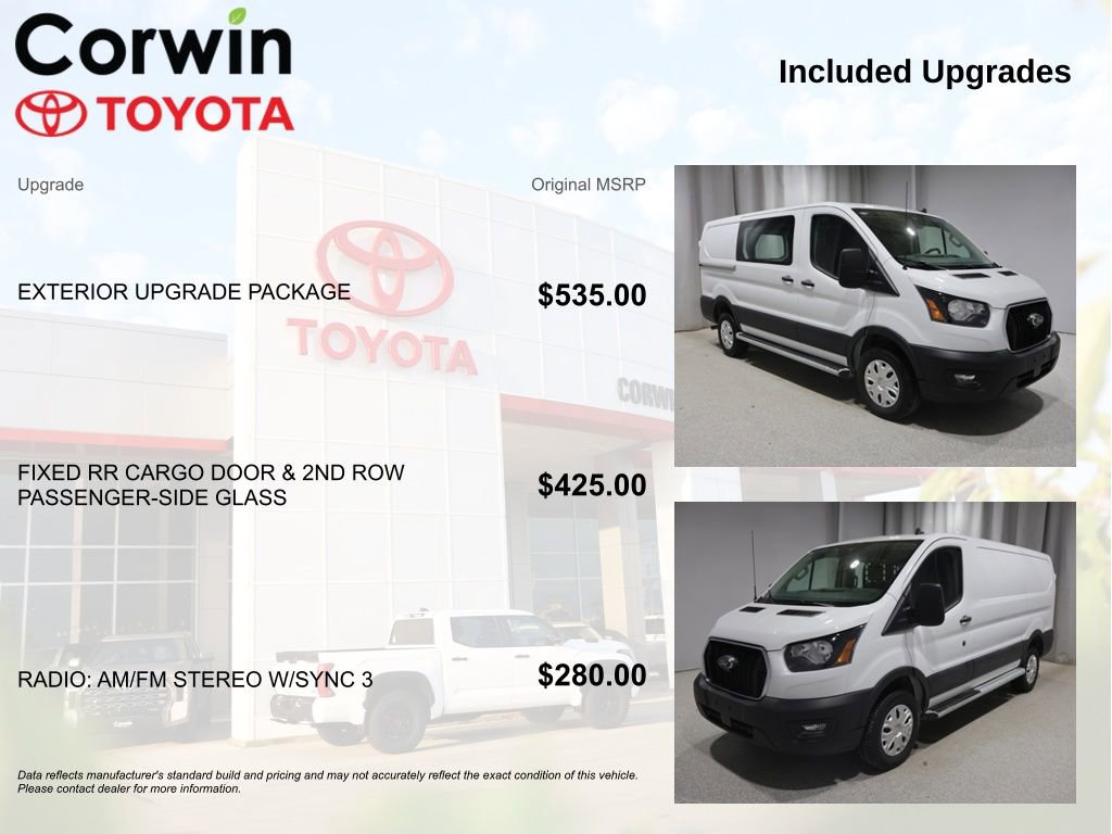 Used 2025 Ford Transit 250 Low Roof w/ Exterior Upgrade Package RWD image 4