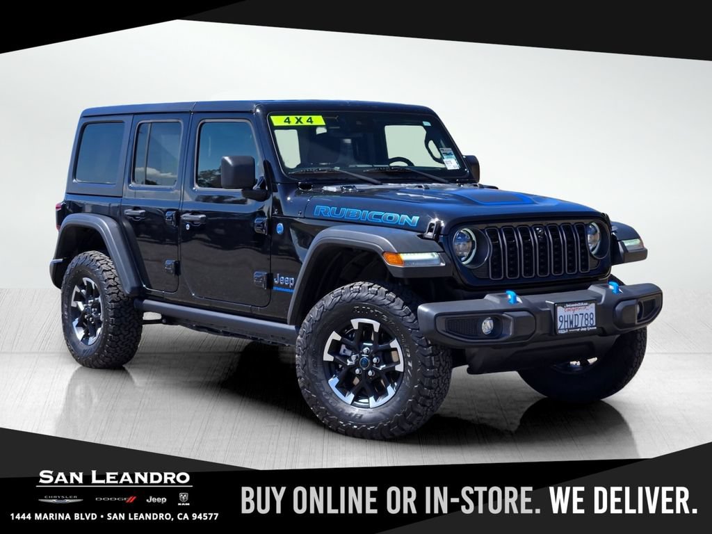Certified 2024 Jeep Wrangler Unlimited Rubicon 4xe w/ Technology Group