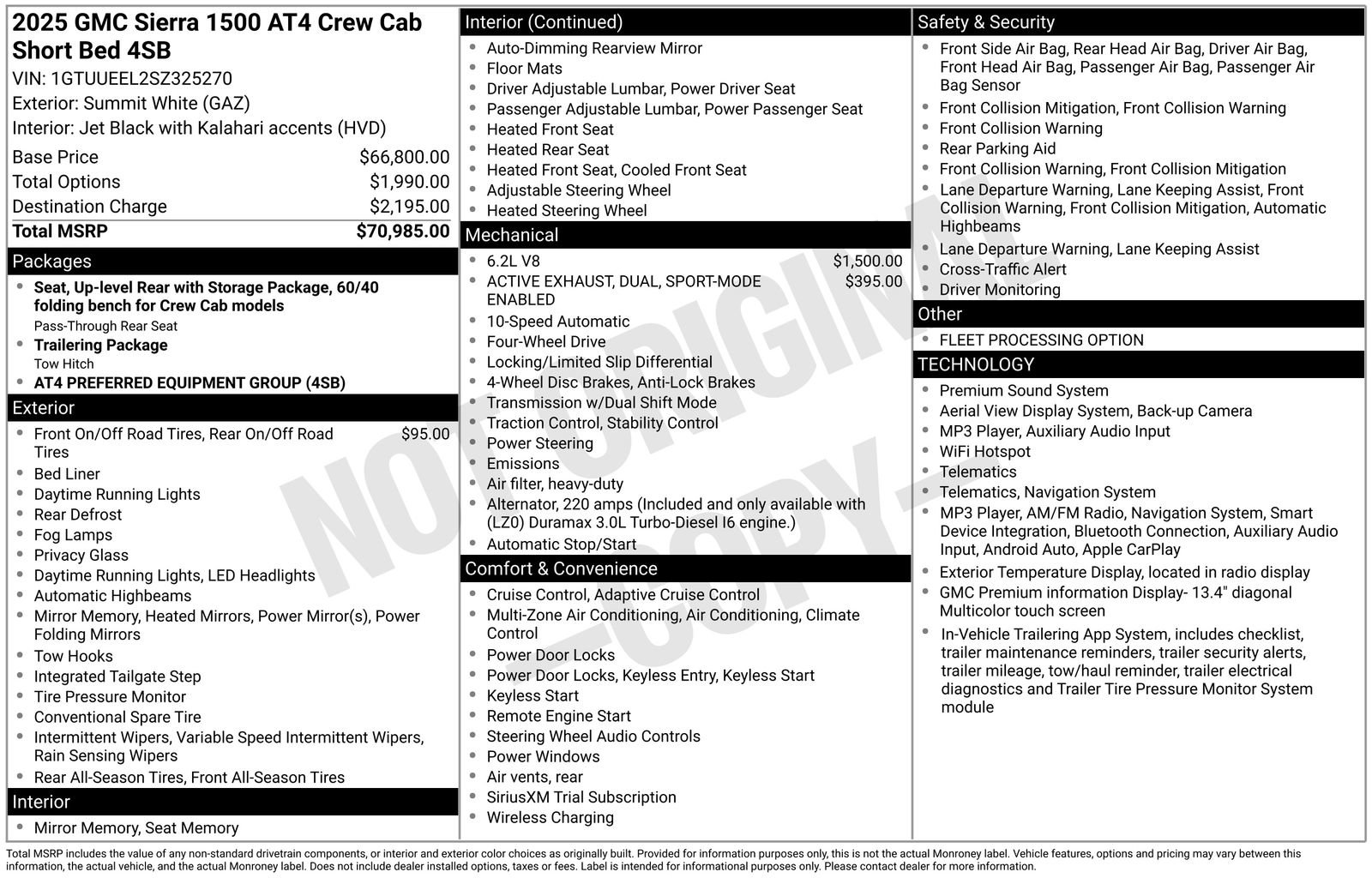 Used 2025 GMC Sierra 1500 AT4 AWD/4WD image 49