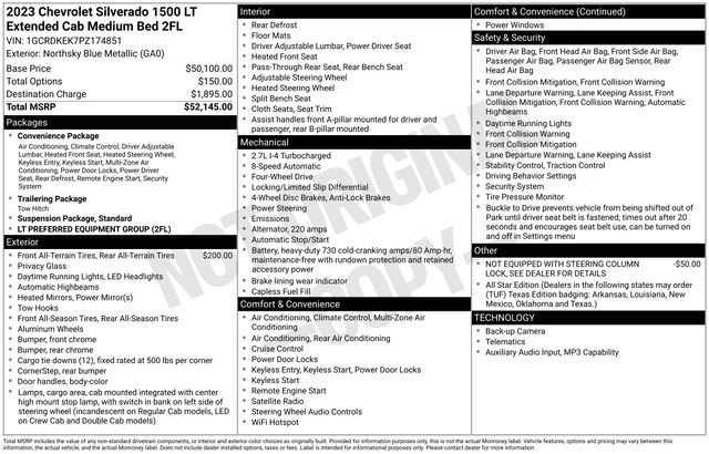 Used 2023 Chevrolet Silverado 1500 LT AWD/4WD image 20