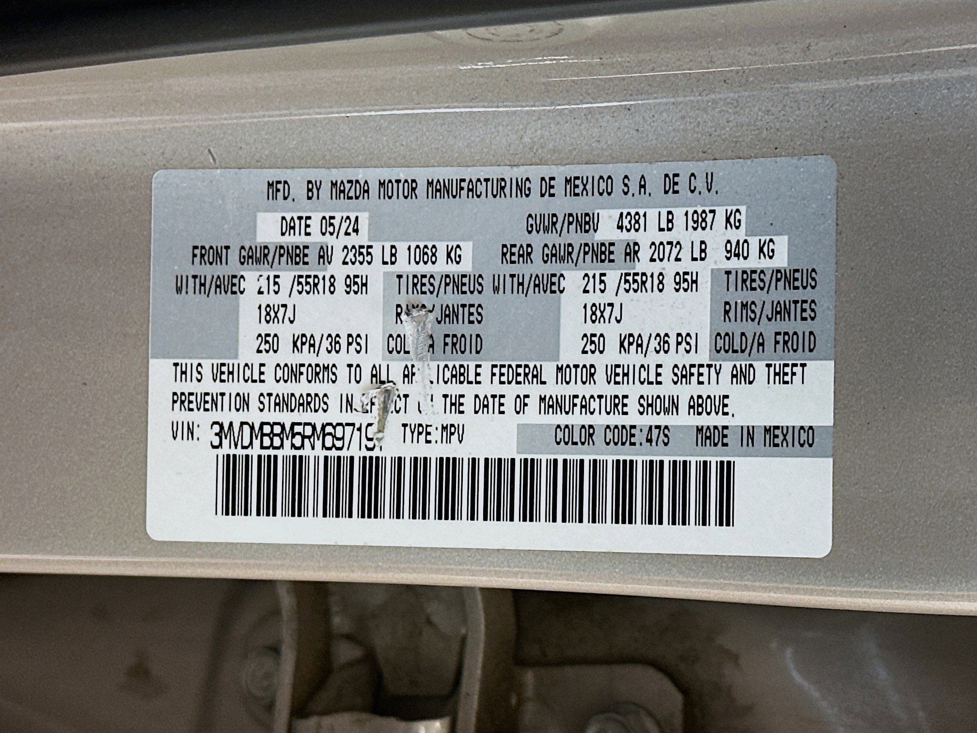 Used 2024 MAZDA CX-30 AWD 2.5 S w/ Select Sport Pkg image 12