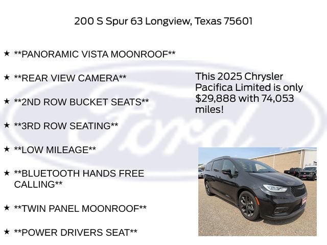 Used 2025 Chrysler Pacifica Limited FWD image 11