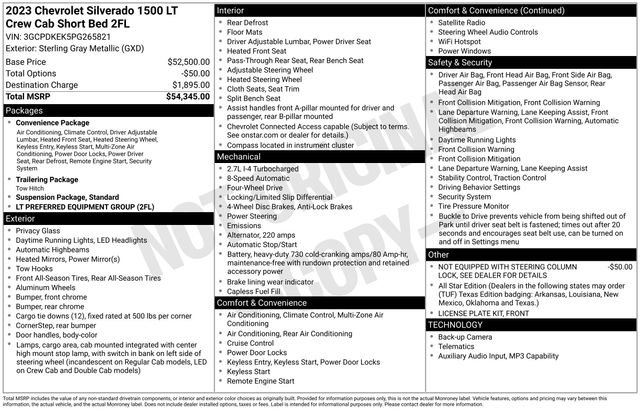 Used 2023 Chevrolet Silverado 1500 LT AWD/4WD image 20