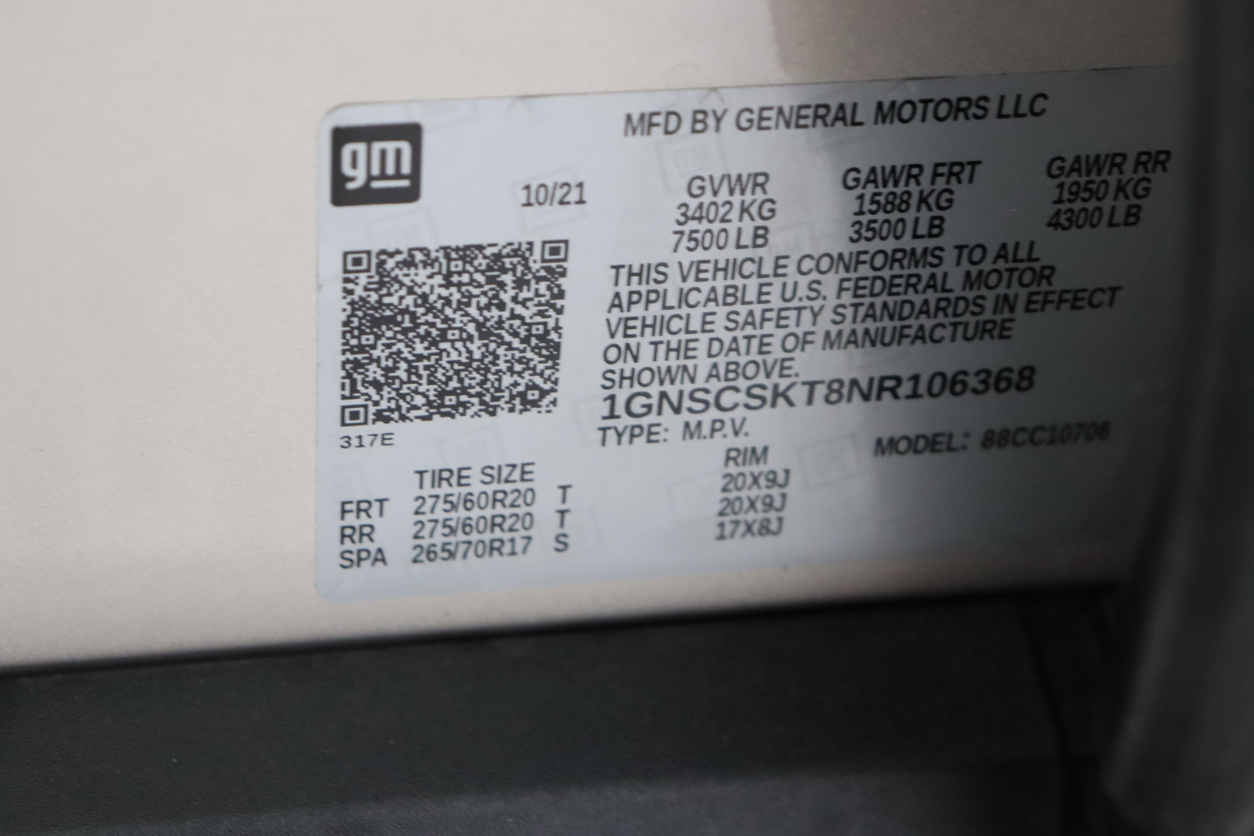 Used 2022 Chevrolet Tahoe Premier RWD image 47