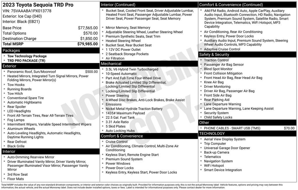 Used 2023 Toyota Sequoia TRD Pro image 34