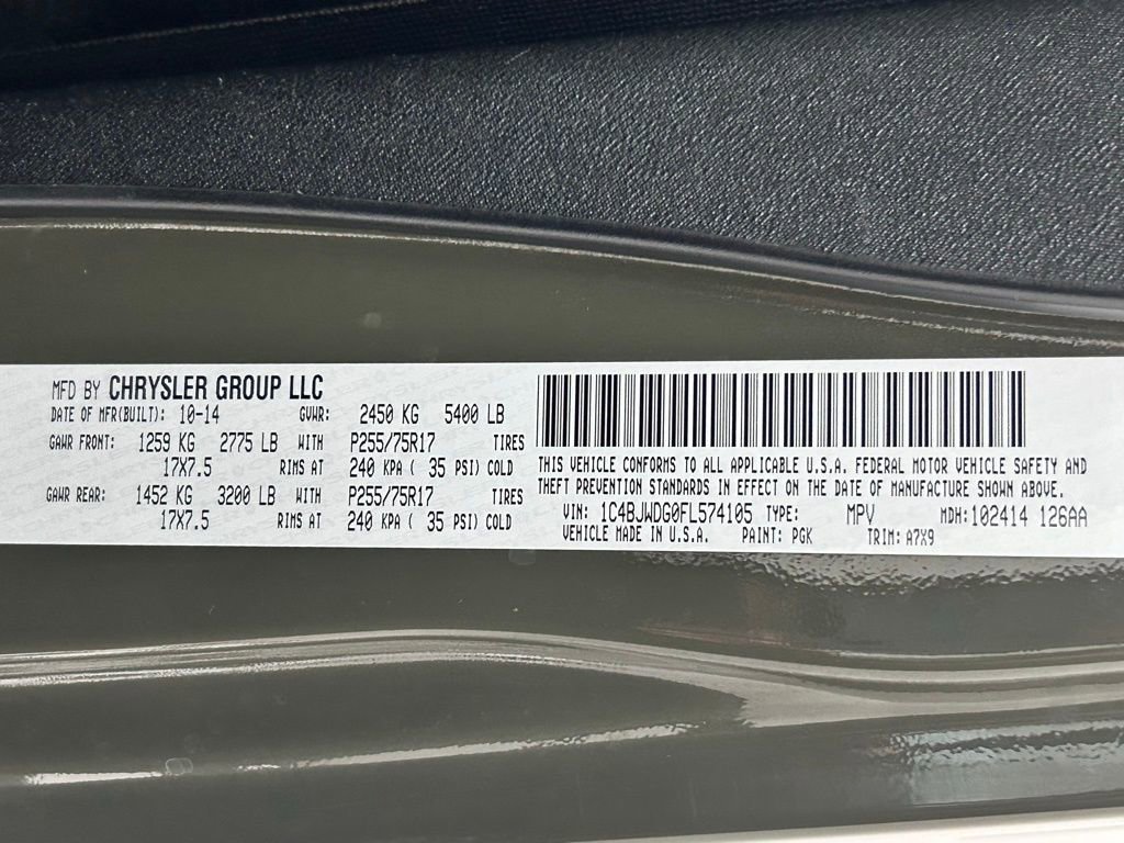 Used 2015 Jeep Wrangler Unlimited Sport w/ Quick Order Package 23S image 21