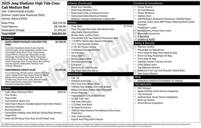 Used 2025 Jeep Gladiator High Tide image 4