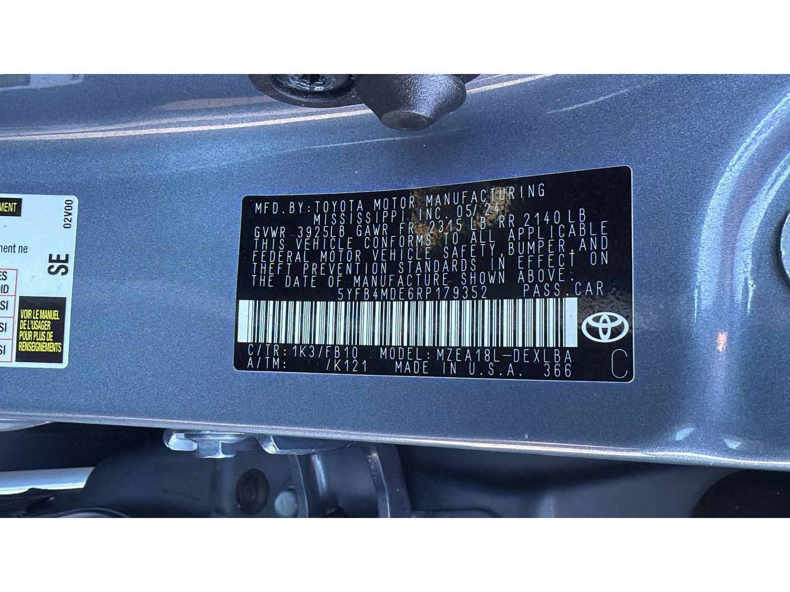 Certified 2024 Toyota Corolla LE FWD image 31