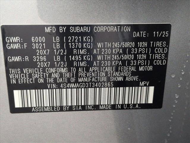 Used 2026 Subaru Ascent Limited AWD/4WD image 20