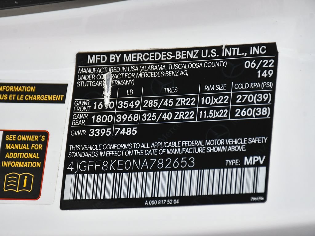 Used 2022 Mercedes-Benz GLS 63 AMG 4MATIC image 22