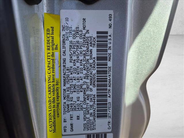 Used 2010 Toyota Tacoma PreRunner RWD image 16