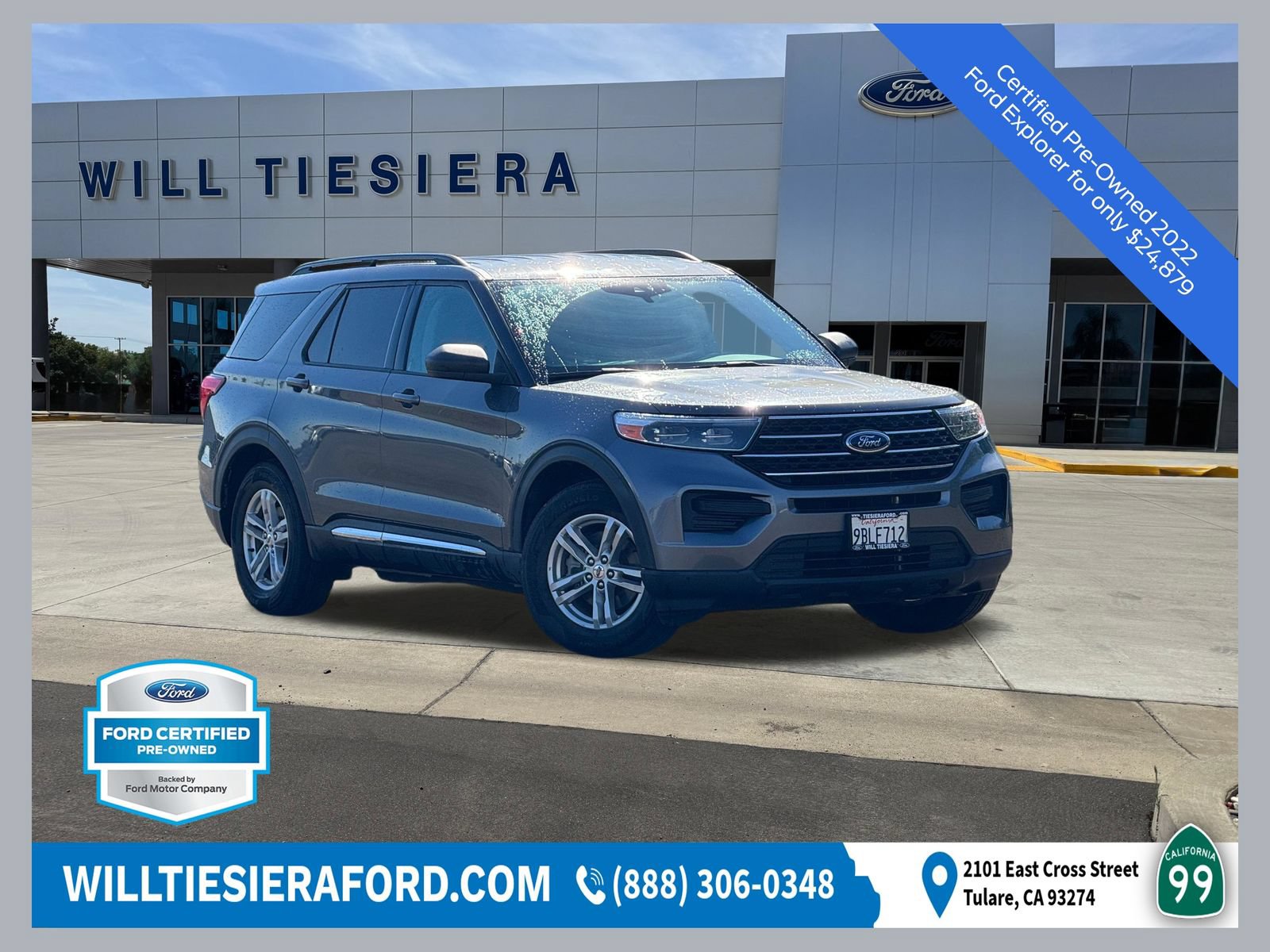 Certified 2022 Ford Explorer XLT RWD image 1