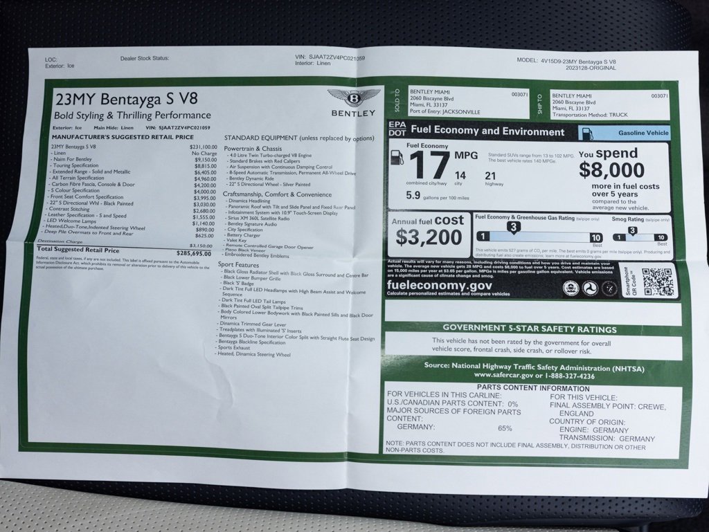 Used 2023 Bentley Bentayga image 60