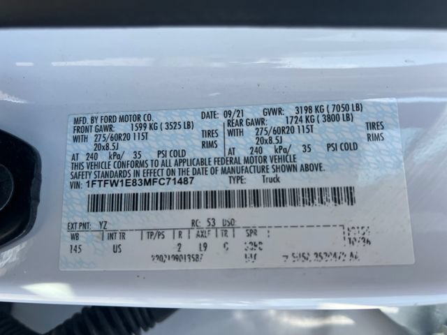 Used 2021 Ford F150 XLT w/ Equipment Group 302A High AWD/4WD image 39