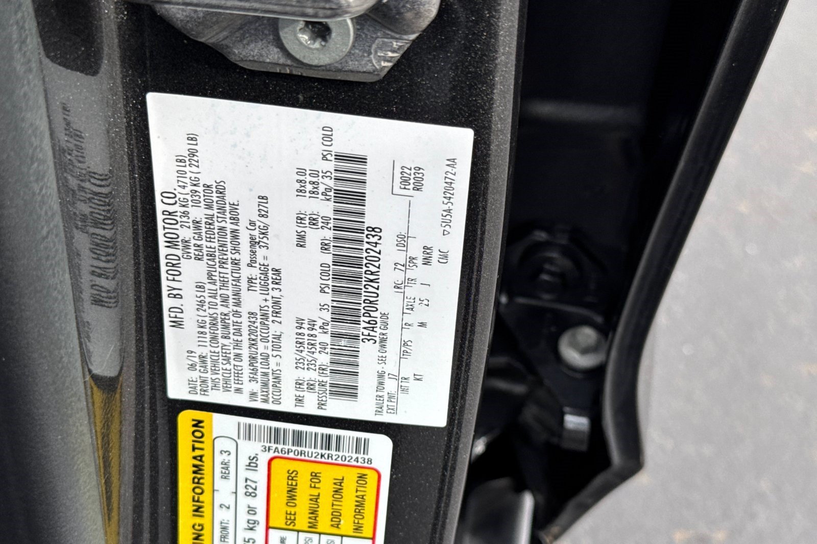 Used 2019 Ford Fusion Titanium FWD image 40