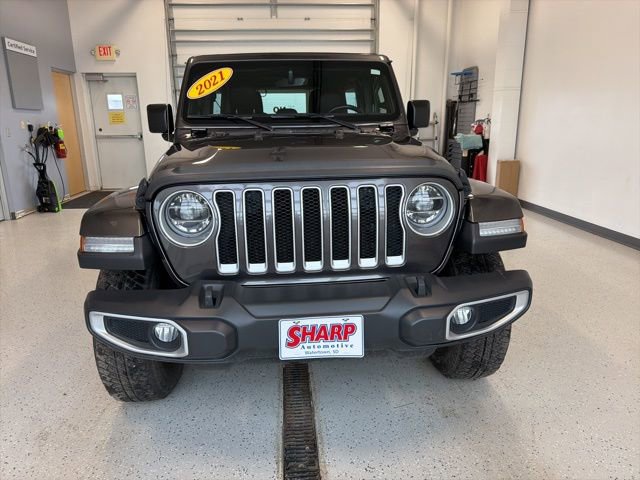 Used 2021 Jeep Wrangler Unlimited Sahara w/ Uconnect 4C Nav & Sound Group image 4