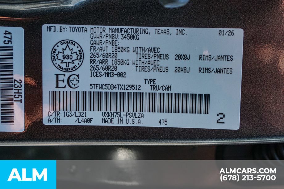 Used 2026 Toyota Tundra Limited AWD/4WD image 62