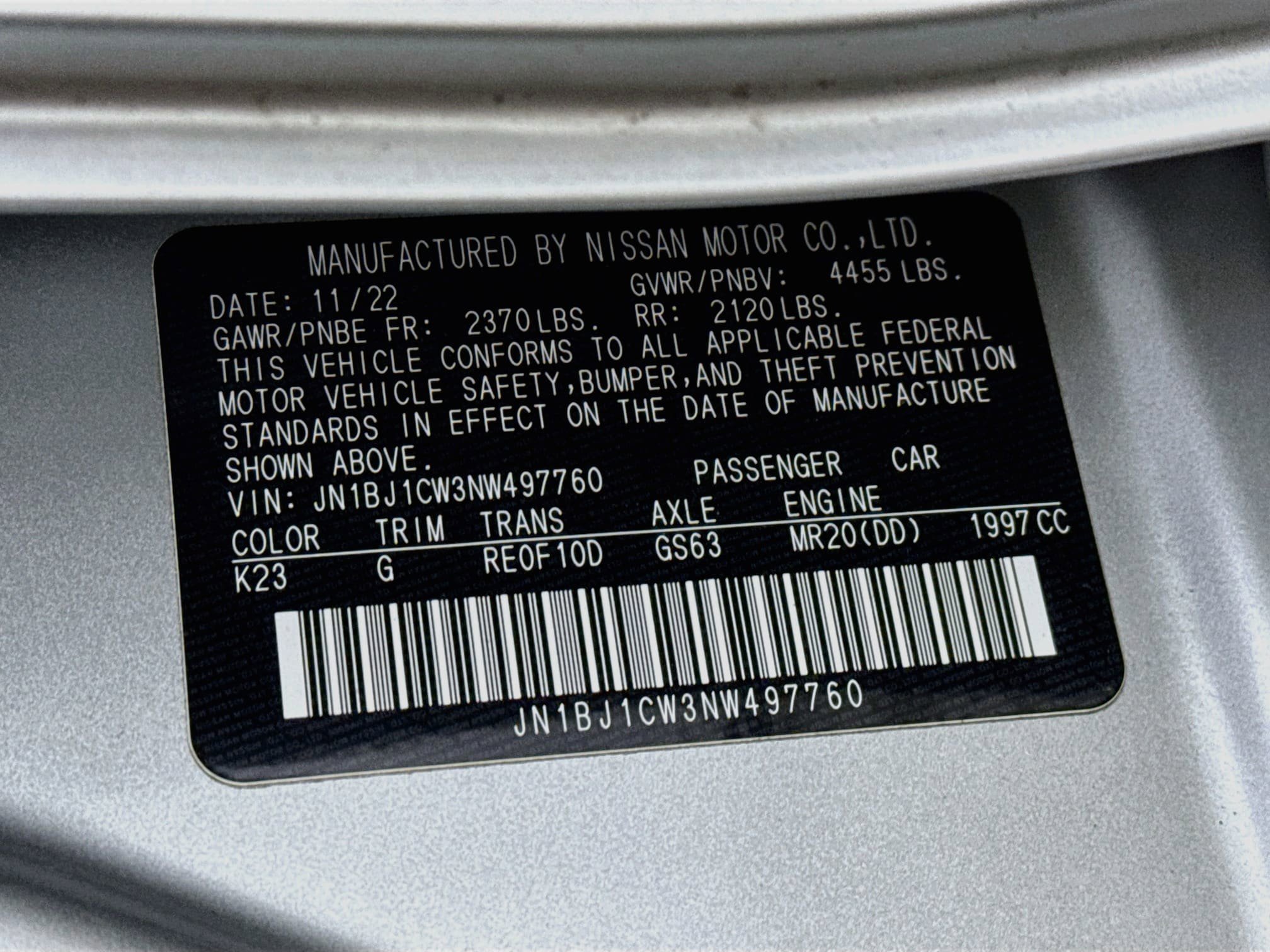 Used 2022 Nissan Rogue Sport SL AWD/4WD image 30