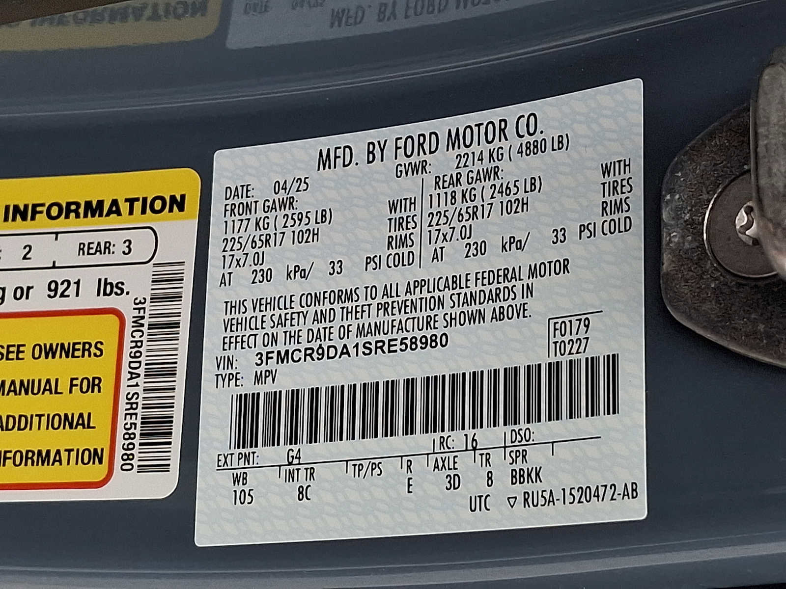 Certified 2025 Ford Bronco Sport Badlands image 27