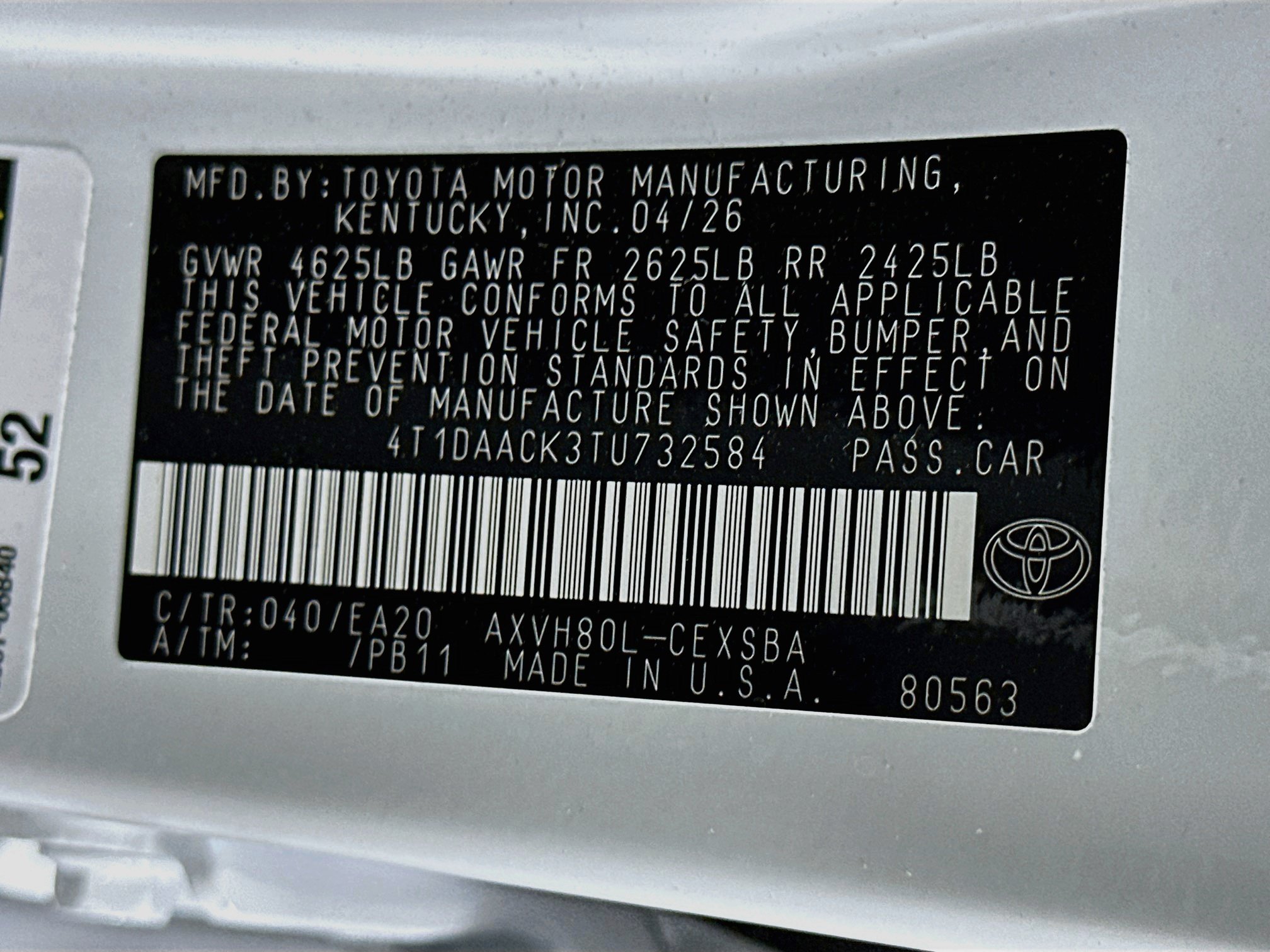 Used 2026 Toyota Camry SE FWD image 12