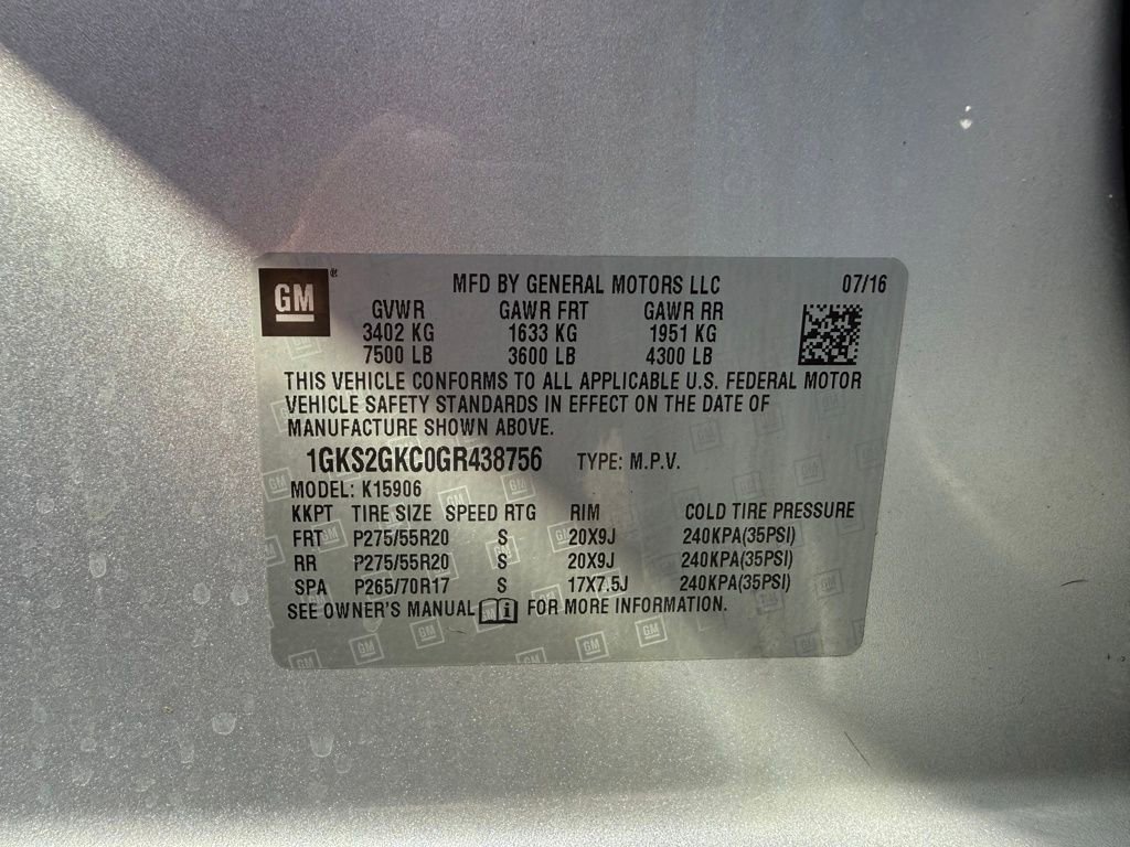 Used 2016 GMC Yukon XL SLT w/ HD Trailering Package image 37