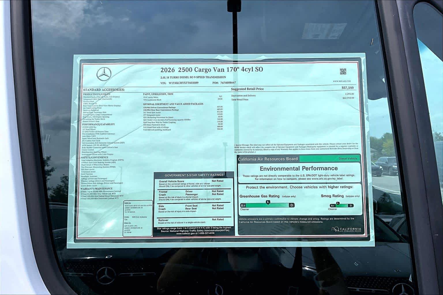 New 2026 Mercedes-Benz Sprinter 2500 image 22