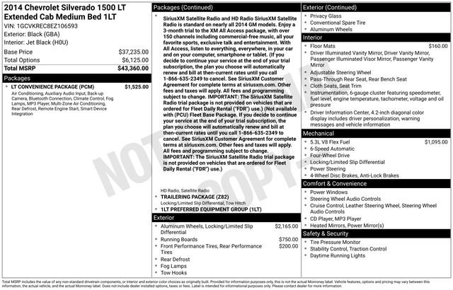 Used 2014 Chevrolet Silverado 1500 LT w/ LT Convenience Package image 6