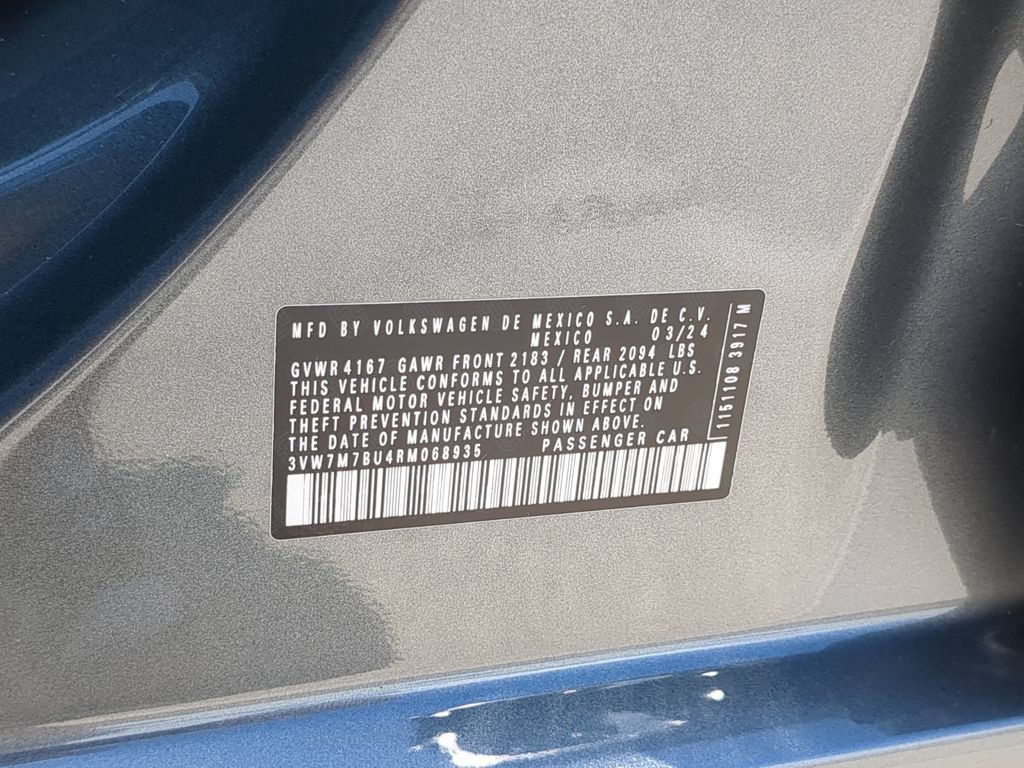 Certified 2024 Volkswagen Jetta SE w/ Panoramic Sunroof Package FWD image 36