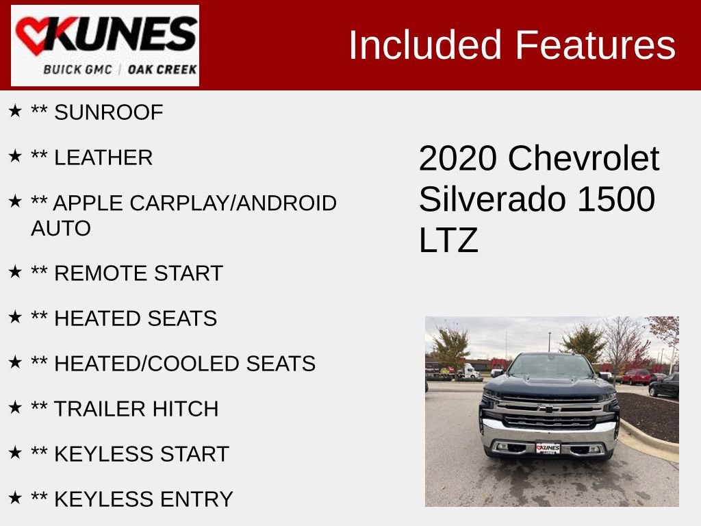 Used 2020 Chevrolet Silverado 1500 LTZ w/ LTZ Premium Package image 2