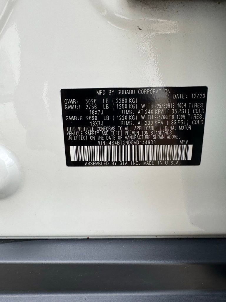 Used 2021 Subaru Outback Limited XT image 25